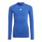 adidas Techfit Underwear Mock Longsleeve Kids Blau - blau