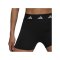 adidas Techfit Short Leggings Damen Schwarz - schwarz