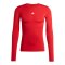 adidas Techfit Longsleeve Rot - rot