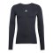 adidas Techfit Longsleeve Schwarz - schwarz