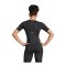 adidas TechFIT T-Shirt Damen Schwarz - schwarz
