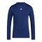 adidas Techfit Longsleeve Kids Blau - blau