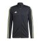 adidas Tiro 23 League Trainingsjacke Schwarz Grün - schwarz