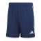 adidas Tiro 23 Competition Match Short Blau Weiss - dunkelblau