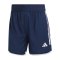 adidas Tiro 23 Competition Match Short Damen Blau Weiss - dunkelblau