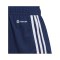 adidas Tiro 23 Short Dunkelblau Weiss - blau