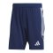 adidas Tiro 23 Short Dunkelblau Weiss - blau