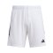adidas Tiro 23 Short Weiss Schwarz - weiss