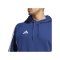 adidas Tiro 24 Hoody Blau Weiss - blau