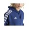 adidas Tiro 24 Hoody Damen Blau Weiss - blau