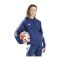 adidas Tiro 24 Hoody Damen Blau Weiss - blau