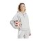 adidas Tiro 24 Hoody Damen Grau Weiss - grau