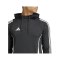 adidas Tiro 24 Hoody Schwarz Weiss - schwarz