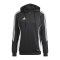 adidas Tiro 24 Hoody Schwarz Weiss - schwarz