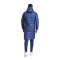 adidas Tiro 24 Long Coachjacke Blau Weiss - blau