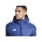 adidas Tiro 24 Long Coachjacke Blau Weiss - blau