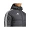 adidas Tiro 24 Long Coachjacke Schwarz Weiss - schwarz