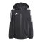 adidas Tiro 24 Regenjacke Damen Schwarz Weiss - schwarz