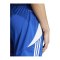 adidas Tiro 24 Short Damen Blau Weiss - blau