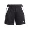 adidas Tiro 24 Short Damen Schwarz Weiss - schwarz