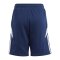 adidas Tiro 24 Short Kids Dunkelblau Weiss - blau