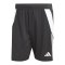 adidas Tiro 24 Short Schwarz Weiss - schwarz