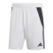 adidas Tiro 24 Short Weiss Schwarz - weiss