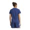 adidas Tiro 24 T-Shirt Damen Blau Weiss - blau