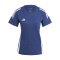 adidas Tiro 24 T-Shirt Damen Blau Weiss - blau