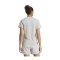 adidas Tiro 24 T-Shirt Damen Grau Weiss - grau