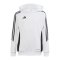 adidas Tiro 24 Training Hoody Kids Weiss Schwarz - weiss