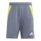 adidas Tiro 24 Training Short Grau Gelb - grau