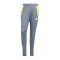 adidas Tiro 24 Trainingshose Grau Gelb - grau