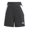 adidas Tiro 24 Trainingsshort Damen Schwarz - schwarz