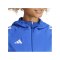 adidas Tiro 24 Windbreaker Damen Blau Weiss - blau