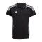 adidas Tiro 25 Competition Polo Kids Schwarz - schwarz