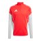 adidas Tiro 25 Competition Zip Top Rot Grau - rot