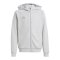 adidas Tiro 25 Travel Kapuzenjacke Kids Grau - grau