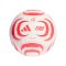 adidas Tiro Club Trainingsball Weiß Rot - weiss