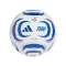 adidas Tiro Club Trainingsball Weiß Blau - weiss