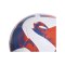 adidas Tiro League Trainingsball Weiss Blau Orange - weiss