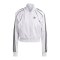 adidas Tracktop Jacke Damen Silber - silber