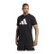 adidas Train Essentials Feelready Logo Training Tee Black - schwarz