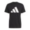 adidas Train Essentials Feelready Logo Training Tee Black - schwarz