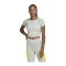 adidas WTR Cropped T-Shirt Damen Grün Grau - gruen