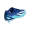 adidas X Crazyfast.3 FG Marinerush Kids Blau Weiss Orange - blau