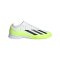 adidas X Crazyfast.3 IN Halle Crazyrush Kids Weiss Schwarz Gelb - weiss