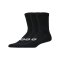 ASICS 6 Pack Crew Socken Schwarz - schwarz