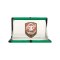 BAZOOKAGOAL PVC 150x90cm | 4 Tore inkl. Druck | white green Minitor Weiß - weiss