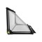 BAZOOKAGOAL SPARE-NET | 120x75cm | white black - weiss